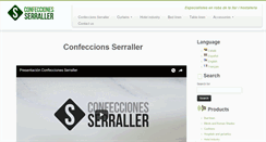 Desktop Screenshot of confeccionsserraller.com