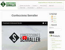 Tablet Screenshot of confeccionsserraller.com